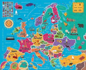 Map of Europe Europe Jigsaw Puzzle By Re-marks