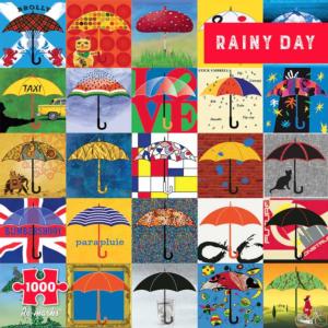 Rainy Days Collage Jigsaw Puzzle By Re-marks