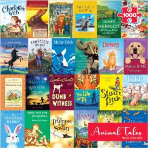 Animal Tales Books & Reading Jigsaw Puzzle By Re-marks