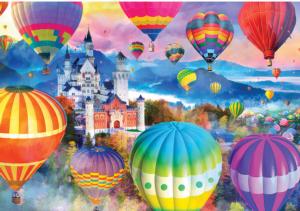 Neuschwanstein Balloon Festival Germany Jigsaw Puzzle By Surelox