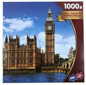 BAODANstore Jigsaw Puzzles for Adults Kids 1000 Pieces London Bridge; 1059 Venice; Big Ben Big Ben 