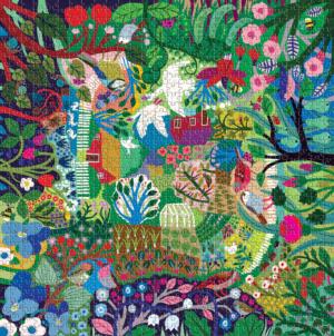 Bountiful Garden Flower & Garden Jigsaw Puzzle By eeBoo