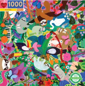 Sloths Jungle Animals Jigsaw Puzzle By eeBoo