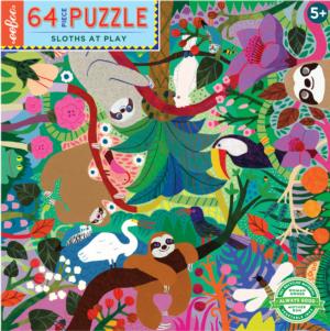 Sloths at Play Animals Children's Puzzles By eeBoo