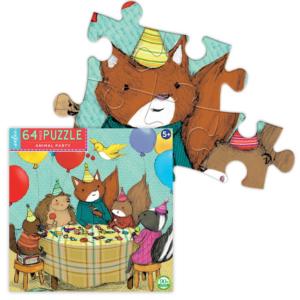 Animal Party Birthday Children's Puzzles By eeBoo