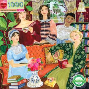 Jane Austen's Book Club Books & Reading Jigsaw Puzzle By eeBoo