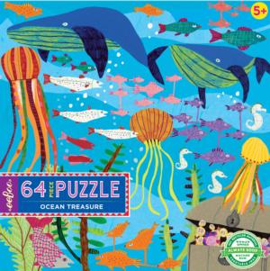 Ocean Treasure Fish Children's Puzzles By eeBoo