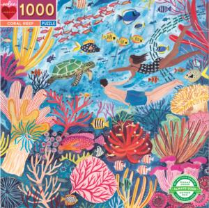 Coral Reef Beach & Ocean Jigsaw Puzzle By eeBoo
