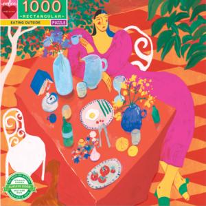Eating Outside Food and Drink Jigsaw Puzzle By eeBoo