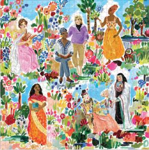 Poet's Garden People Jigsaw Puzzle By eeBoo