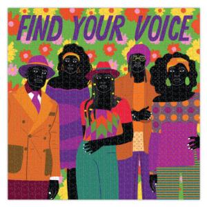Find Your Voice Cultural Art Jigsaw Puzzle By eeBoo