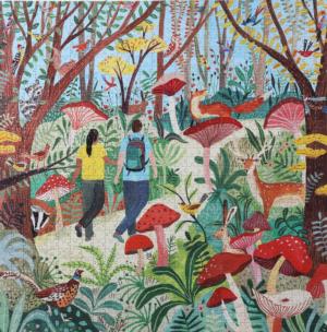 Hike in the Woods Outdoors Jigsaw Puzzle By eeBoo