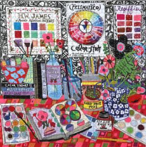 Artist Studio Quilting & Crafts Jigsaw Puzzle By eeBoo