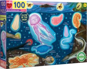 Bioluminescent Under The Sea Children's Puzzles By eeBoo