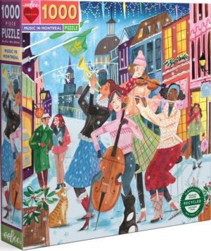Music in Montreal Canada Jigsaw Puzzle By eeBoo