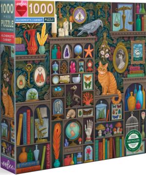 Alchemist's Cabinet Bookshelves Jigsaw Puzzle By eeBoo
