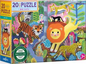 Big Cats Big Cats Children's Puzzles By eeBoo