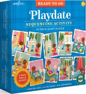 Ready to Go Puzzle - Playdate Educational Children's Puzzles By eeBoo