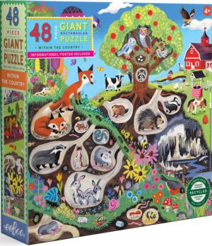 Within the Country Forest Animal Children's Puzzles By eeBoo