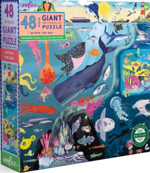 Within the Sea Sea Life Children's Puzzles By eeBoo