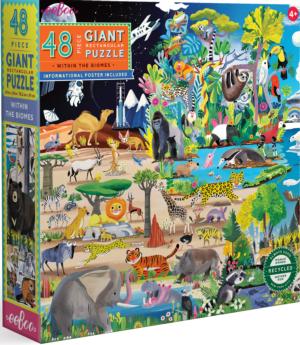 Within the Biomes Animals Children's Puzzles By eeBoo