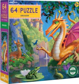 Dragon Children's Cartoon Children's Puzzles By eeBoo