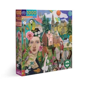 Artist & Daughter  Collage Jigsaw Puzzle By eeBoo
