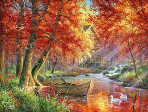 Vibrant Morning - Scratch and Dent Lakes & Rivers Jigsaw Puzzle By SunsOut