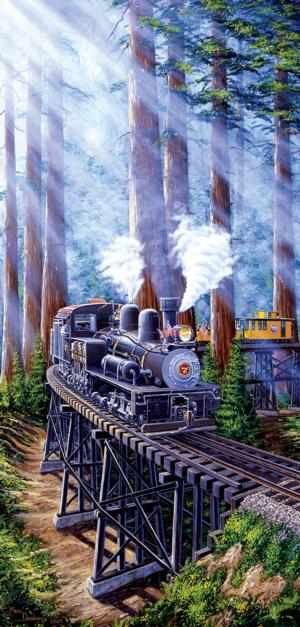 Redwood Sidewinder Trains Jigsaw Puzzle By SunsOut