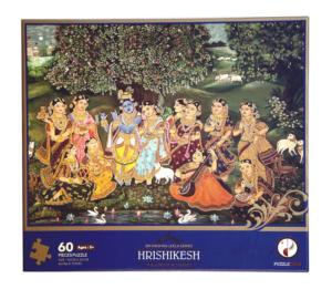 Hrishikesh Puzzle (Sri Krishna Leela Series) Cultural Art Jigsaw Puzzle By Puzzle Desh