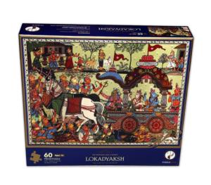 Lokadhyaksh Puzzle (Sri Krishna Leela Series) Cultural Art Jigsaw Puzzle By Puzzle Desh