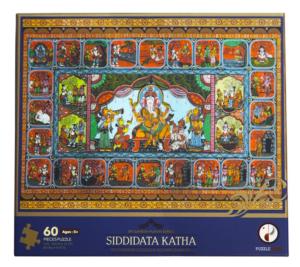 Siddidata Katha Puzzle (Sri Ganesh Puran Series) Elephants Jigsaw Puzzle By Puzzle Desh