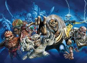 Iron Maiden Faces of Eddie Video Game Jigsaw Puzzle By USAopoly