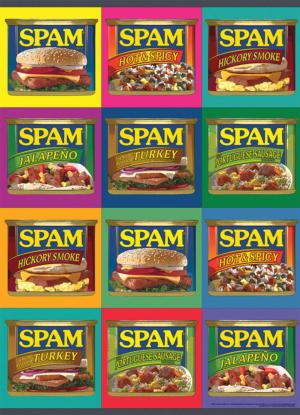 SPAM™ "Sizzle. Pork. and Mmm." Pattern / Assortment Jigsaw Puzzle By USAopoly