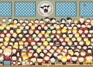 South Park "Go Cows" Pop Culture Cartoon Jigsaw Puzzle By USAopoly
