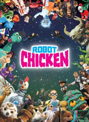 Robot Chicken Cartoon Jigsaw Puzzle By USAopoly