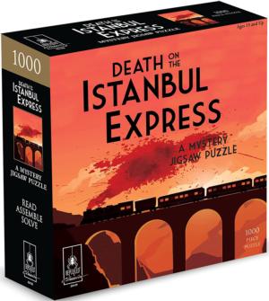 Death on the Istanbul Express Murder Mystery Jigsaw Puzzle By University Games