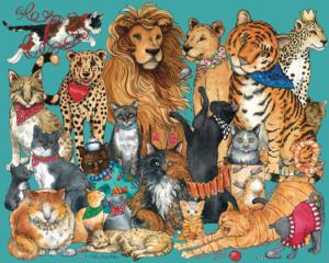 Cats, Cats, Cats Big Cats Jigsaw Puzzle By Hart Puzzles