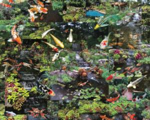 Koi, Koi, Koi Collage Jigsaw Puzzle By Hart Puzzles