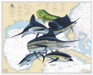Gulf Slam Offshore Fish Jigsaw Puzzle By Hart Puzzles