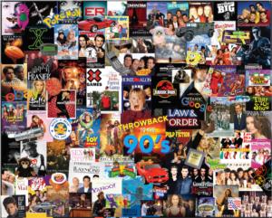 Throwback 90's Collage Jigsaw Puzzle By Hart Puzzles
