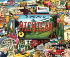 Michigan Collage Impossible Puzzle By Hart Puzzles