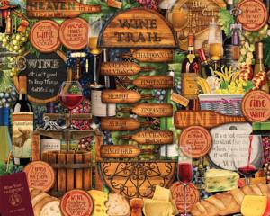 Wine Trail Drinks & Adult Beverage Jigsaw Puzzle By Hart Puzzles