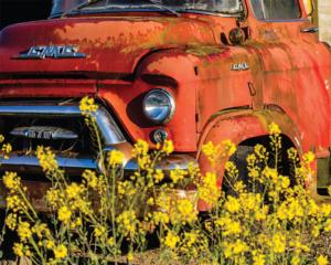Red Truck Nostalgic / Retro Jigsaw Puzzle By Hart Puzzles