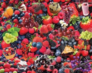 Berries, Berries, Berries Fruit & Vegetable Jigsaw Puzzle By Hart Puzzles