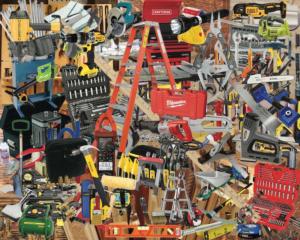 Tools, Tools, Tools Collage Jigsaw Puzzle By Hart Puzzles