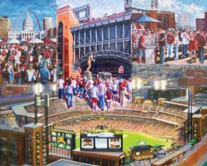St. Louis Cards St. Louis Jigsaw Puzzle By Hart Puzzles