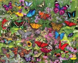 Butterflies, Butterflies, Butterflies Butterflies and Insects Jigsaw Puzzle By Hart Puzzles