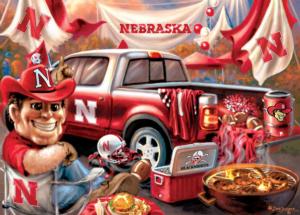Nebraska Gameday Football Jigsaw Puzzle By MasterPieces
