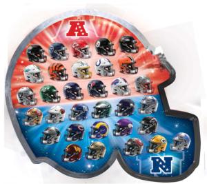 NFL League Helmets Collage Jigsaw Puzzle By MasterPieces